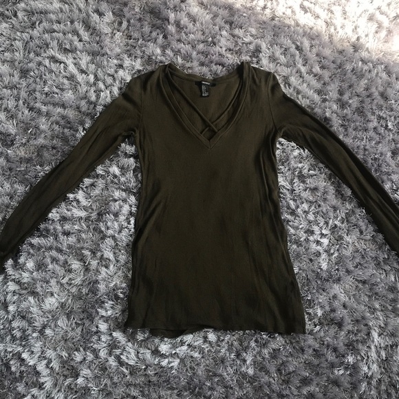 Forever 21 Tops - Long sleeve Forever 21 ribbed shirt
